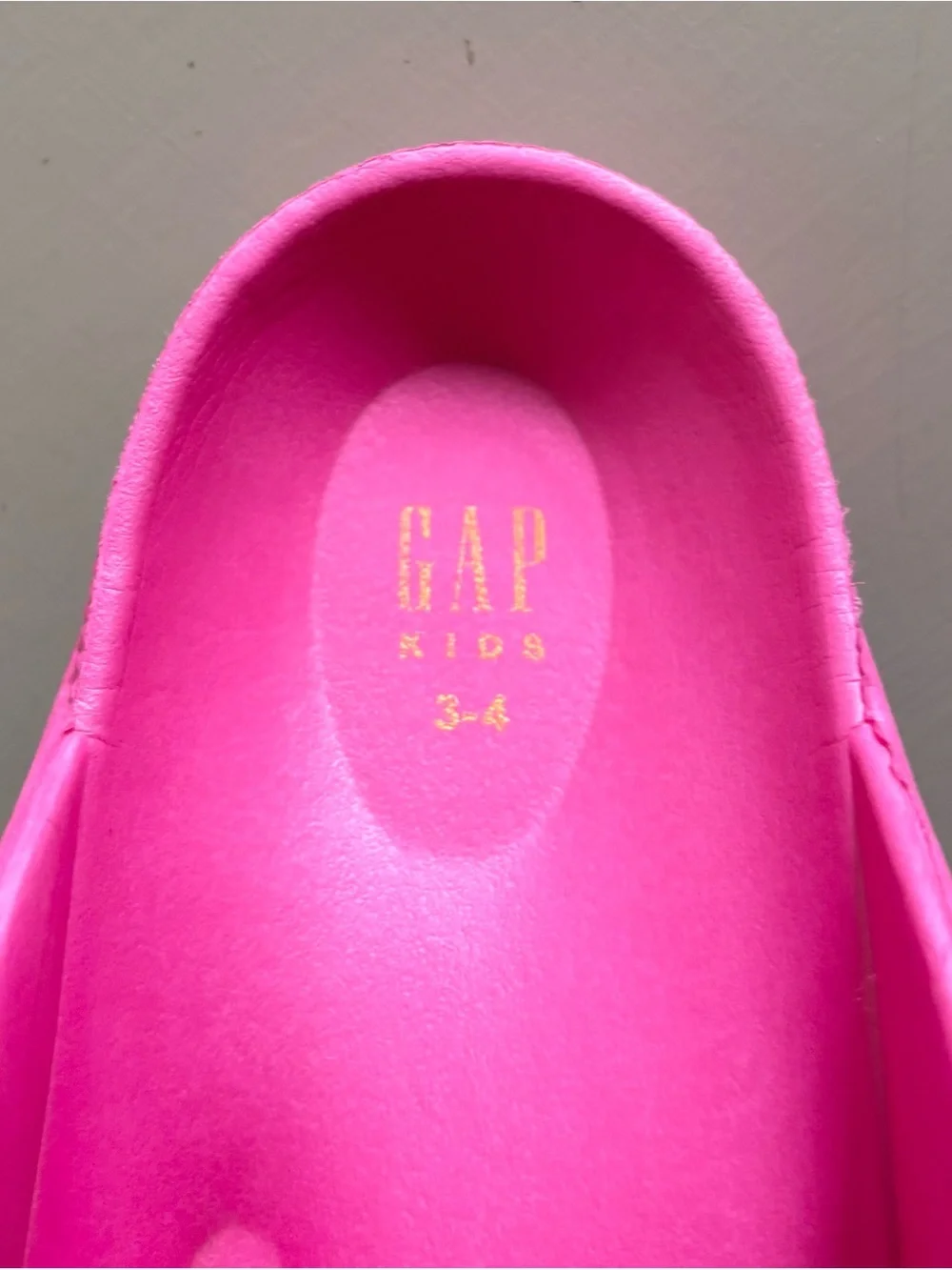 GAP Kids Standout Pink Double Buckle Slides EVA Sandals